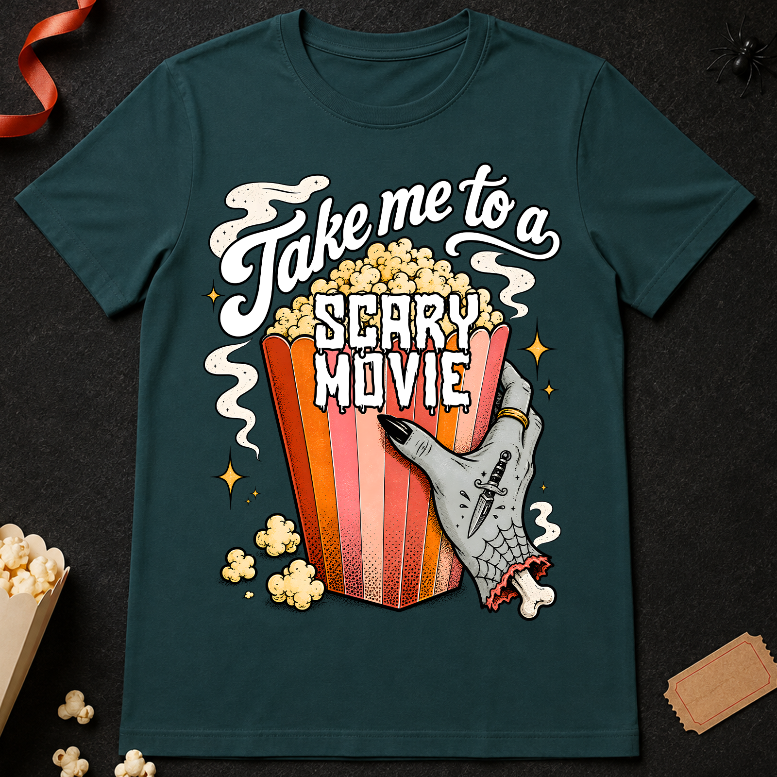 Take Me to a Scary Movie - DTF Transfer