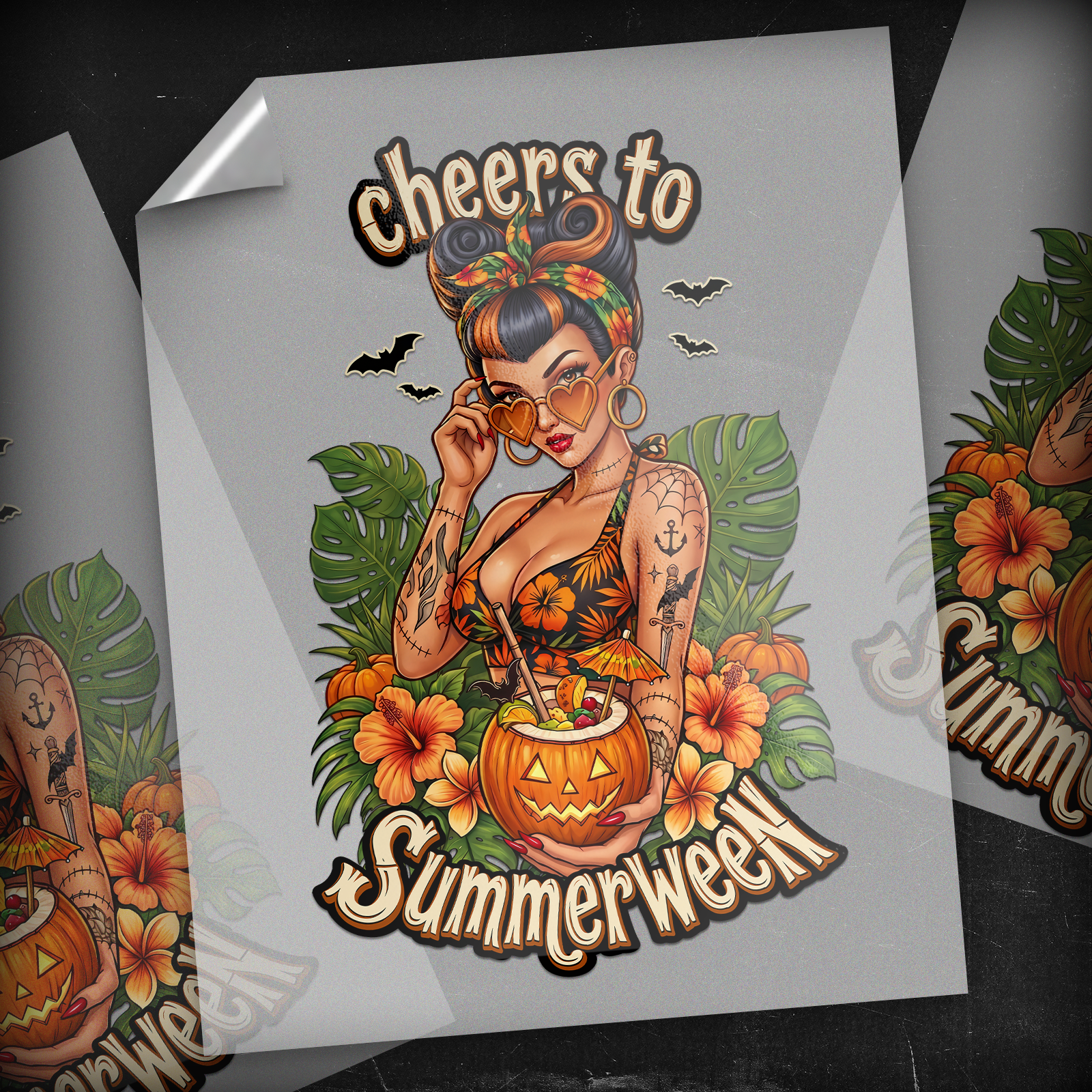 Cheers to Summerween - DTF Transfer
