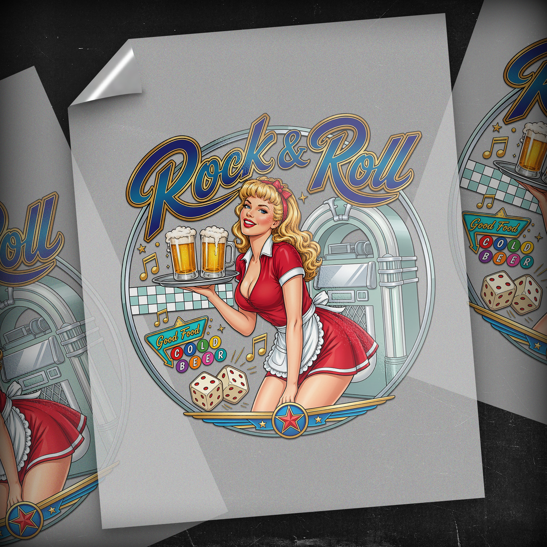 Rock & Roll Diner - DTF Transfer