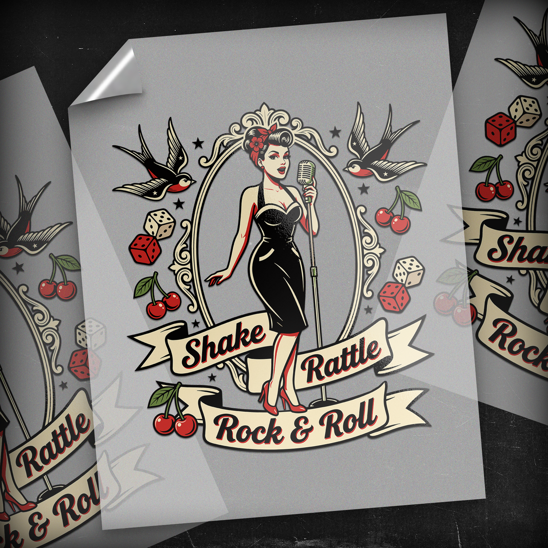 Shake, Rattle & Roll - DTF Transfer