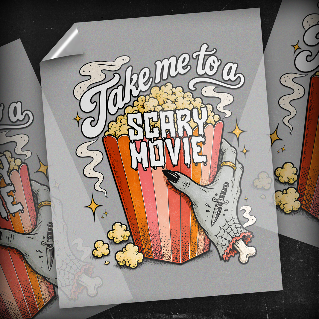 Take Me to a Scary Movie - DTF Transfer