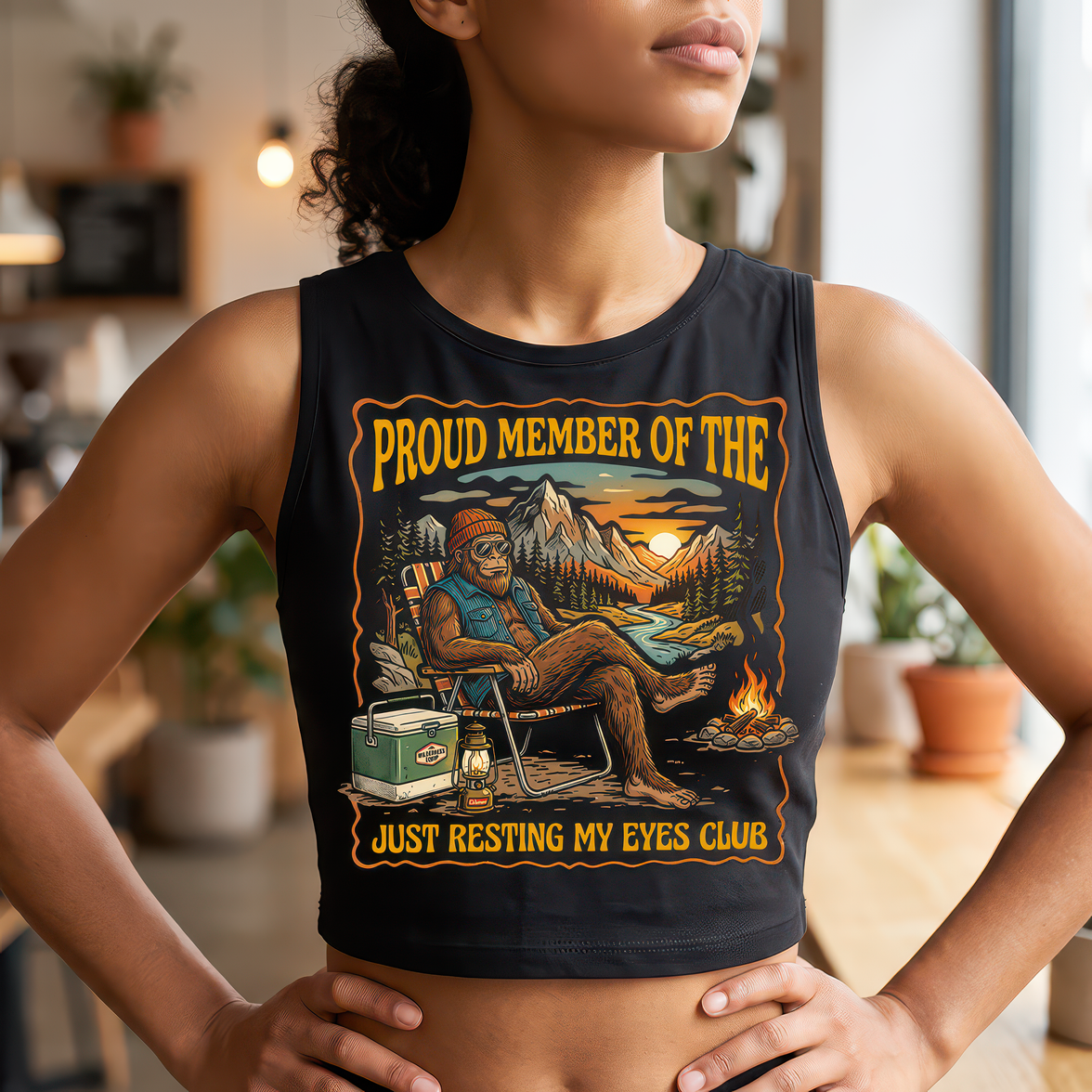 Just Resting My Eyes Club Bigfoot - DTF Transfer