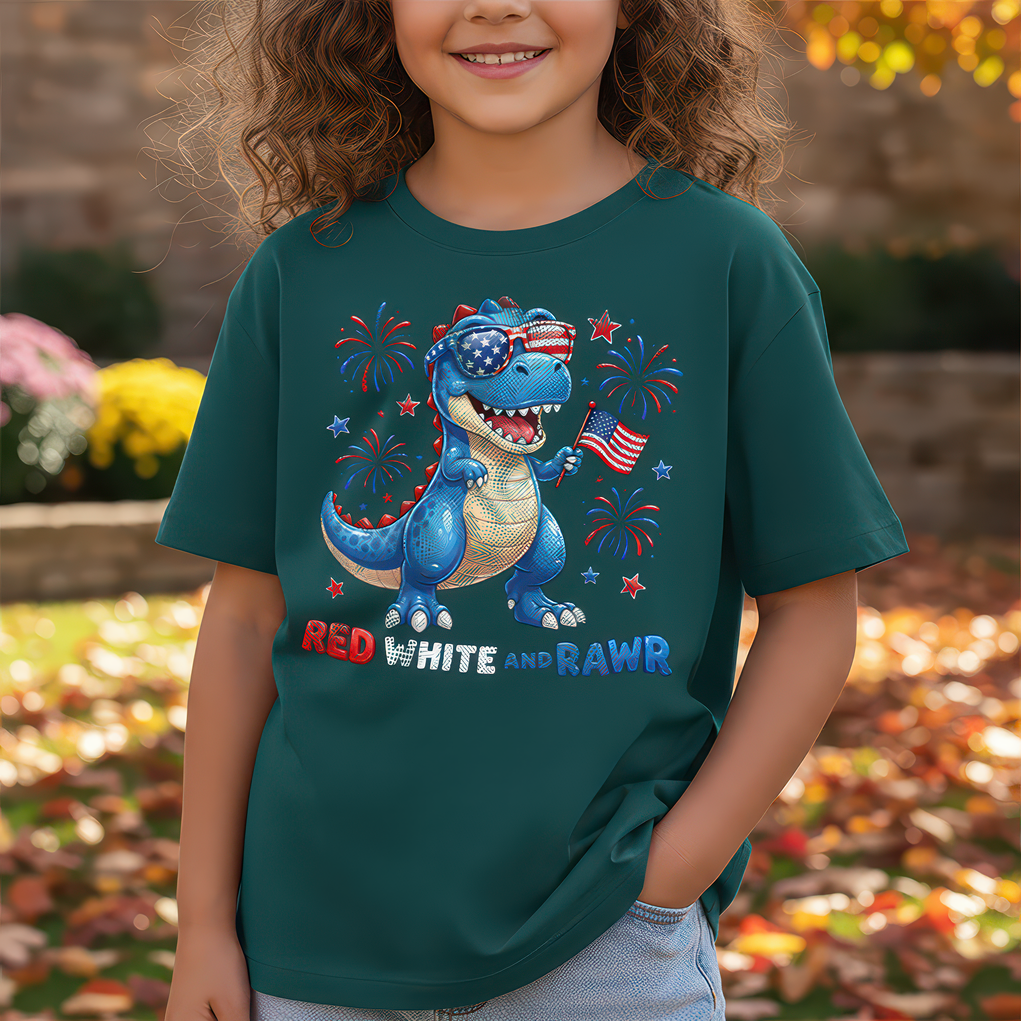 Stars, Stripes & Rawr - DTF Transfer