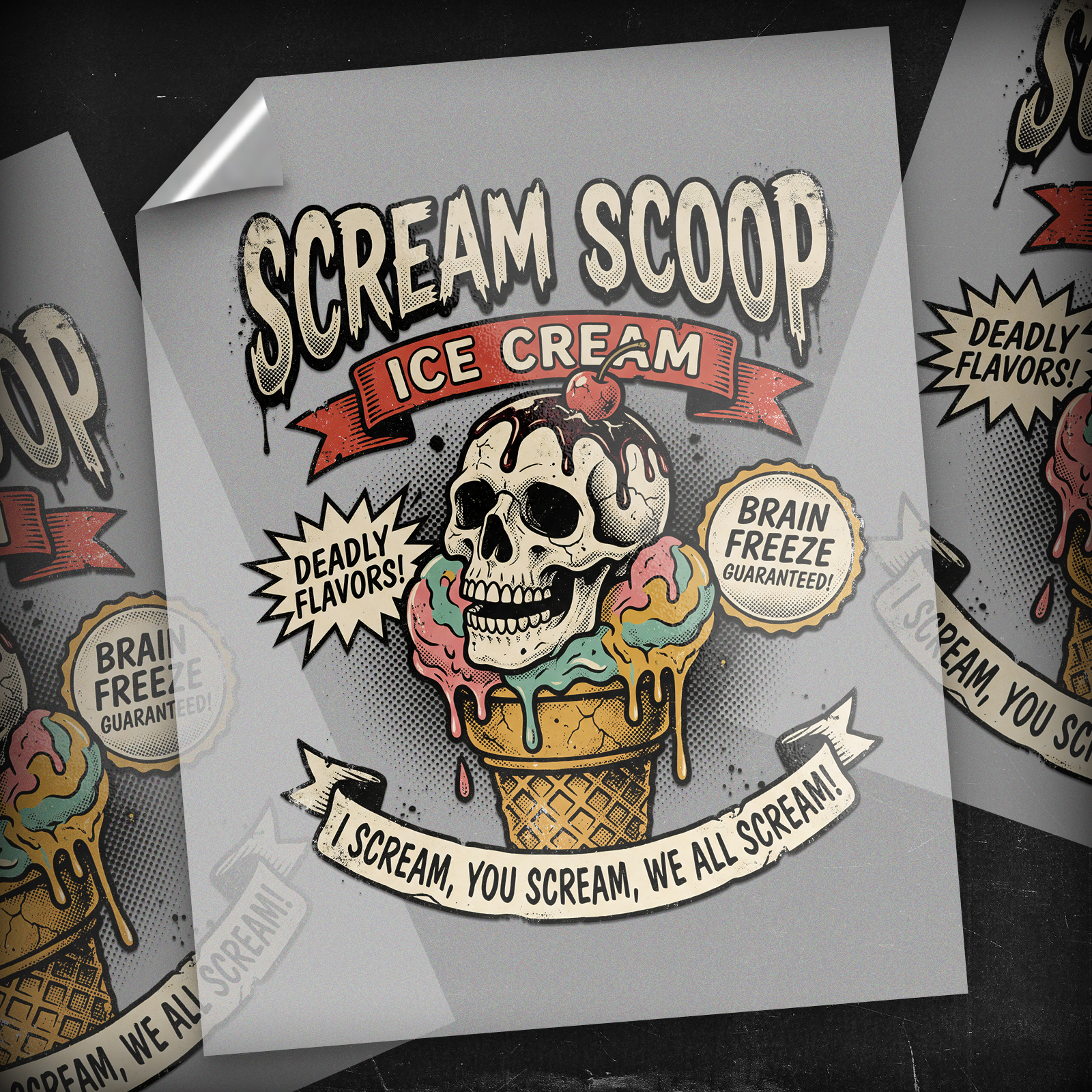Scream Scoop - DTF Transfer