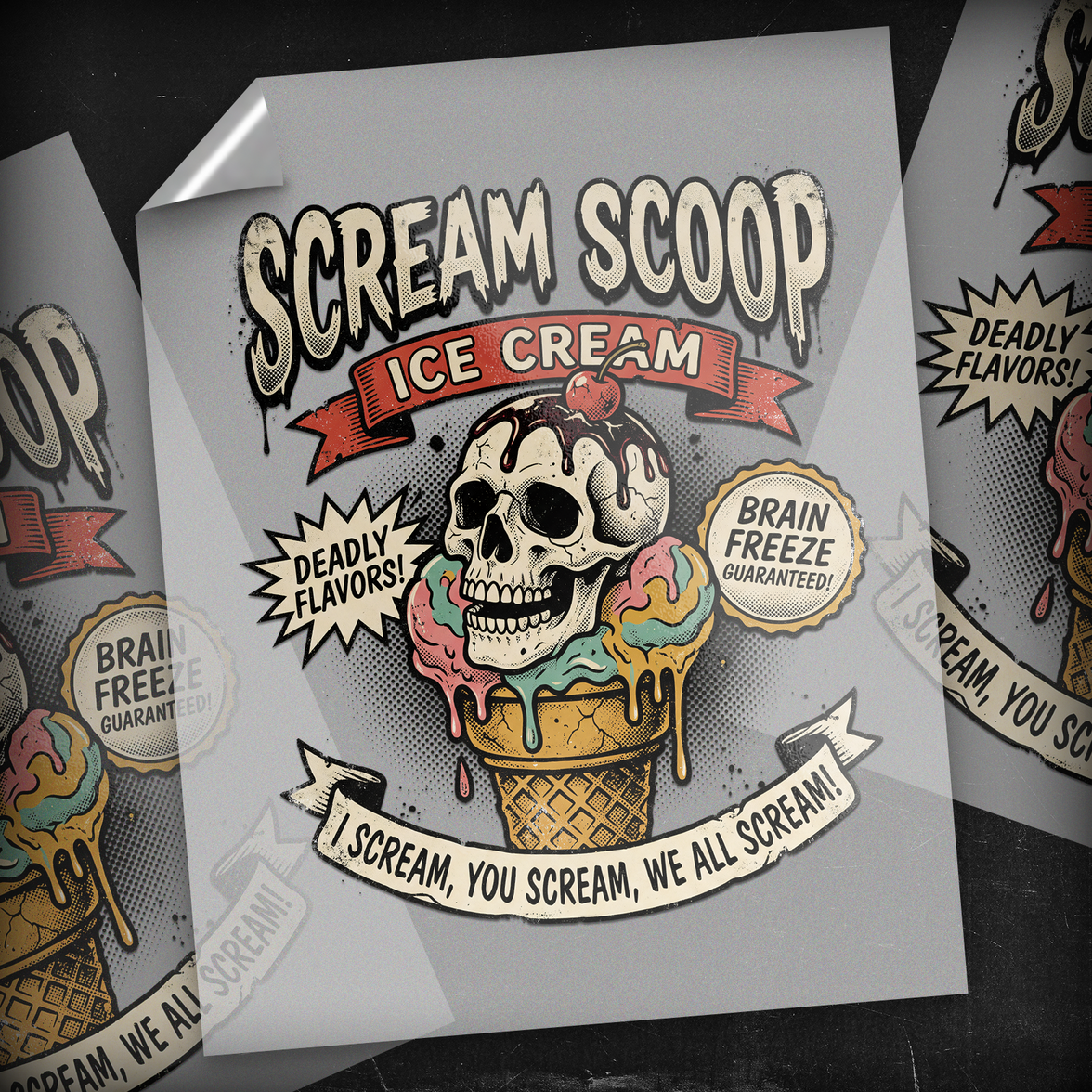 Scream Scoop - DTF Transfer