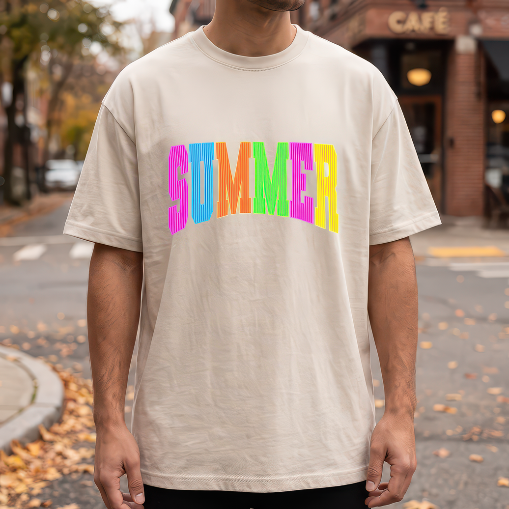 Colorful Rainbow Arc Summer - DTF Transfer