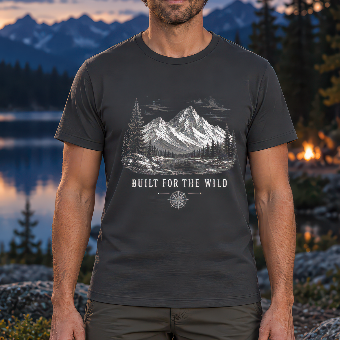 Built For The Wild Mountain Compass - DTF Transfer