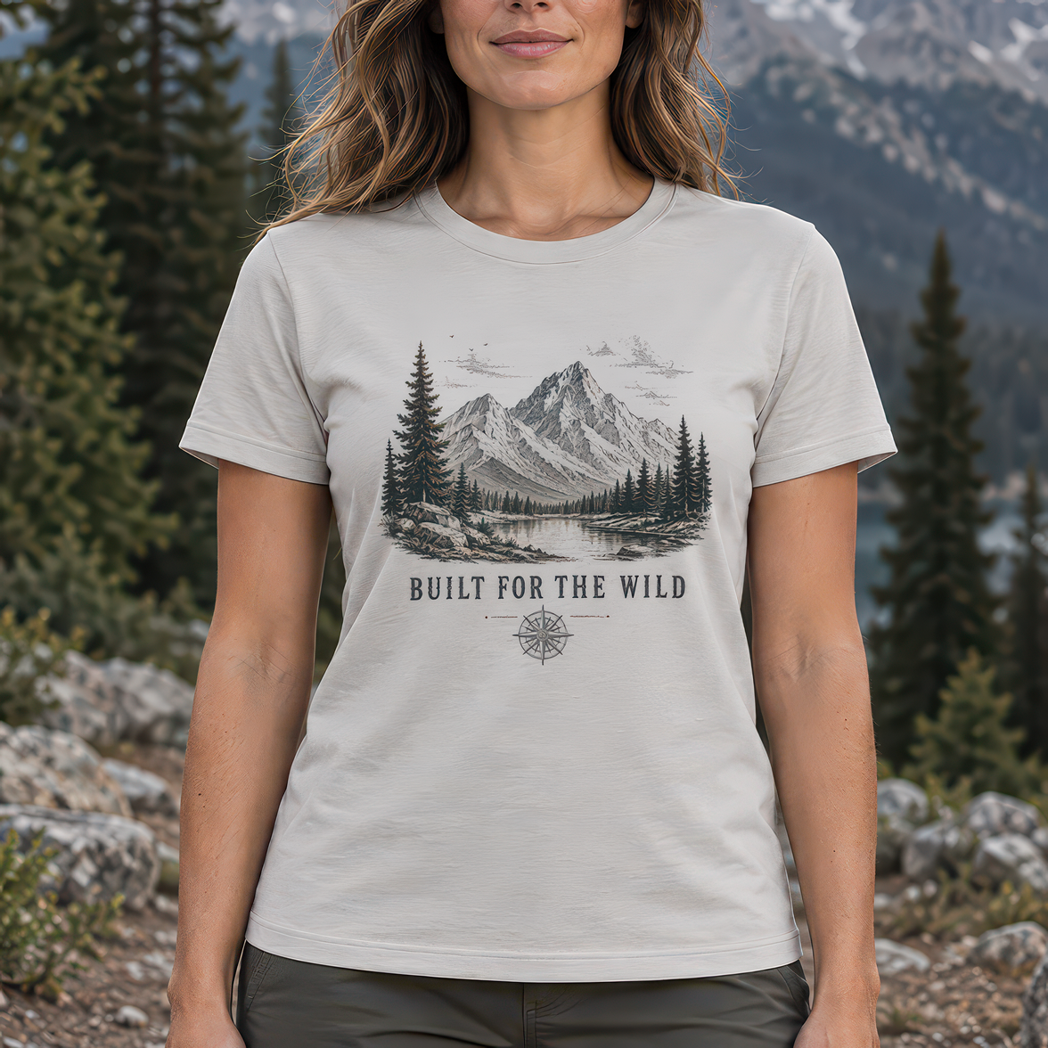 Built For The Wild Mountain Compass - DTF Transfer