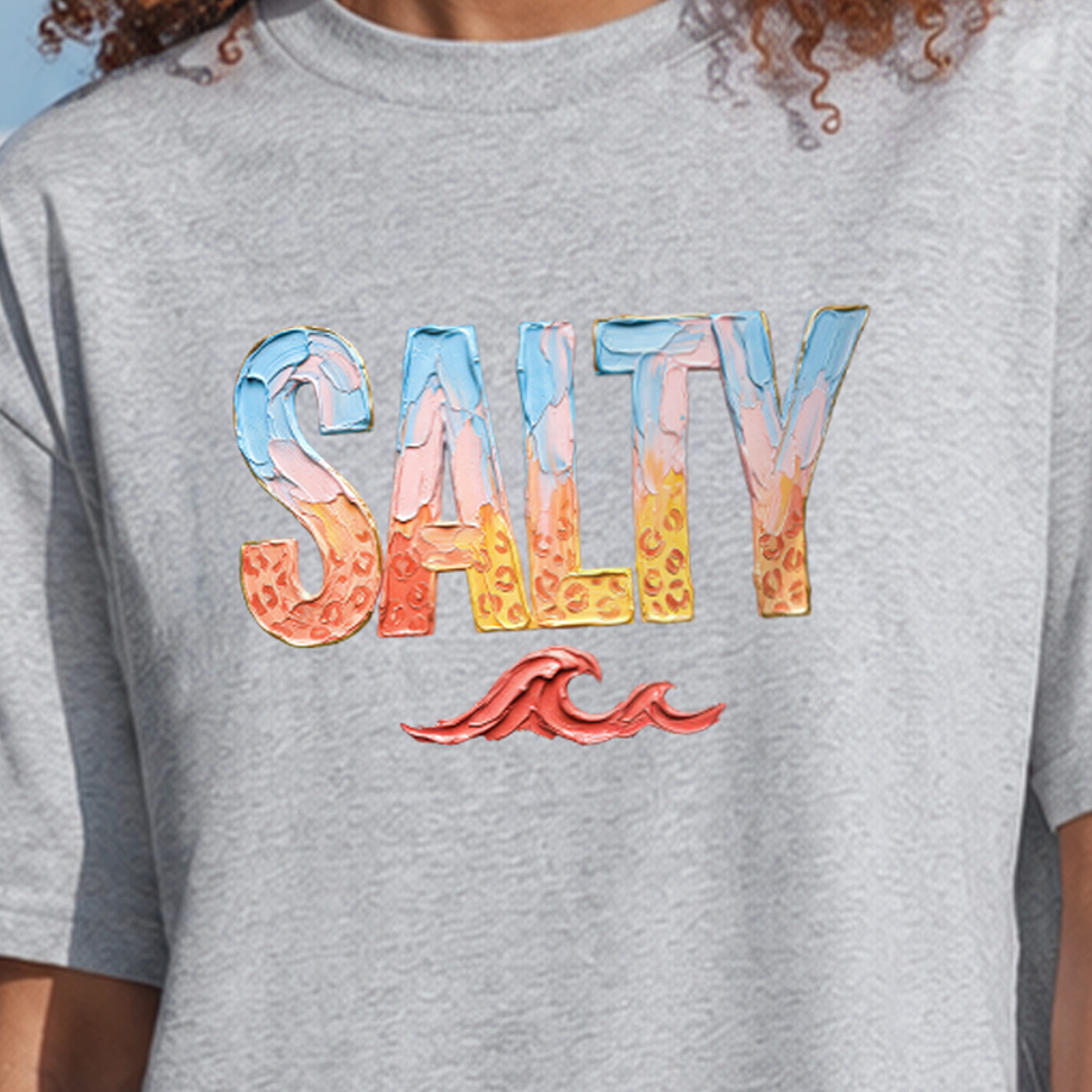 Salty Faux Impasto - DTF Transfer