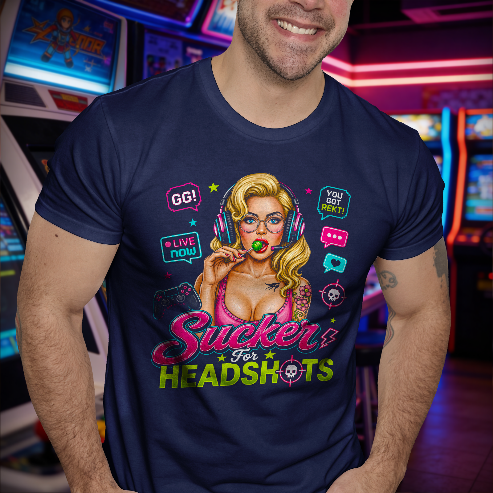 Sucker For Headshots - DTF Transfer