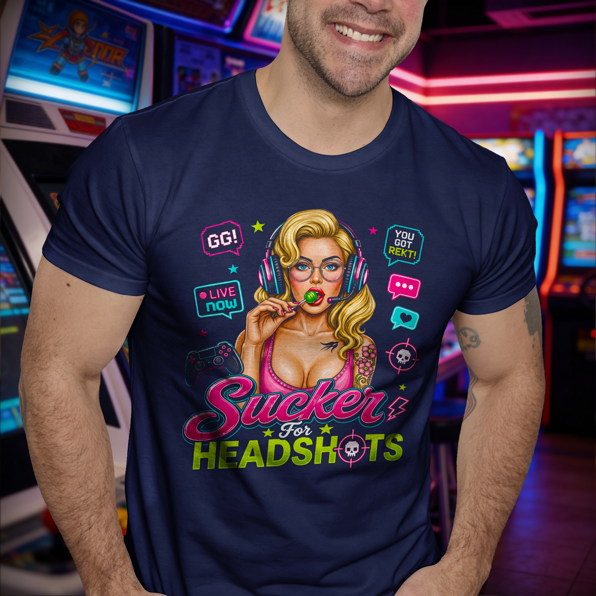 Sucker For Headshots - DTF Transfer