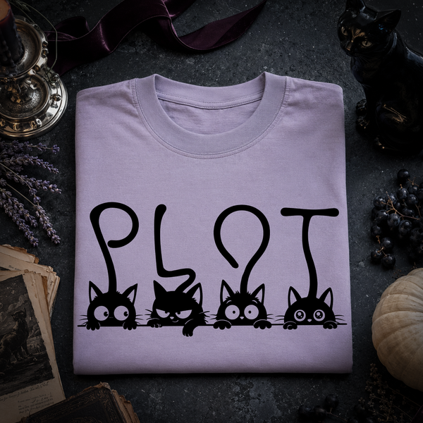 Black Cats Plotting - DTF Transfer
