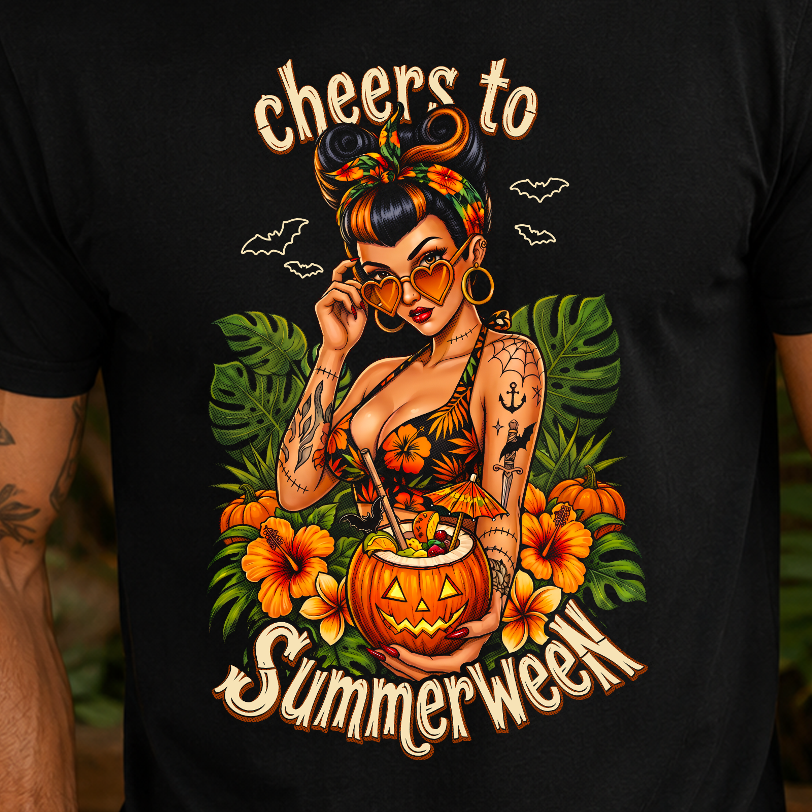 Cheers to Summerween - DTF Transfer