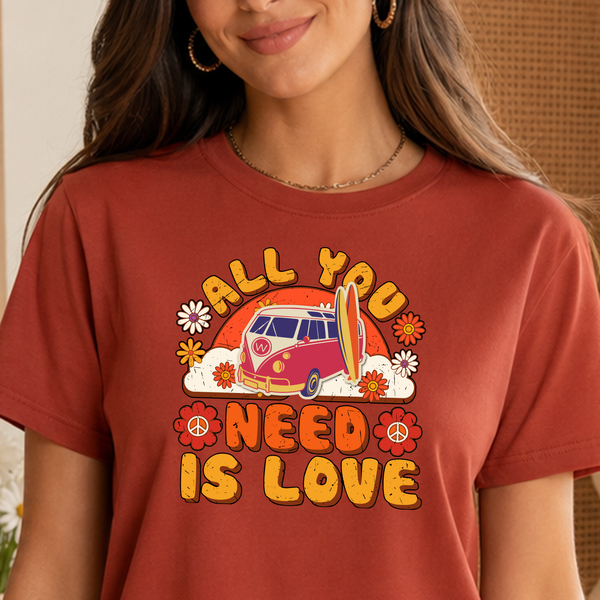 All You Need Is Love - DTF Transfer