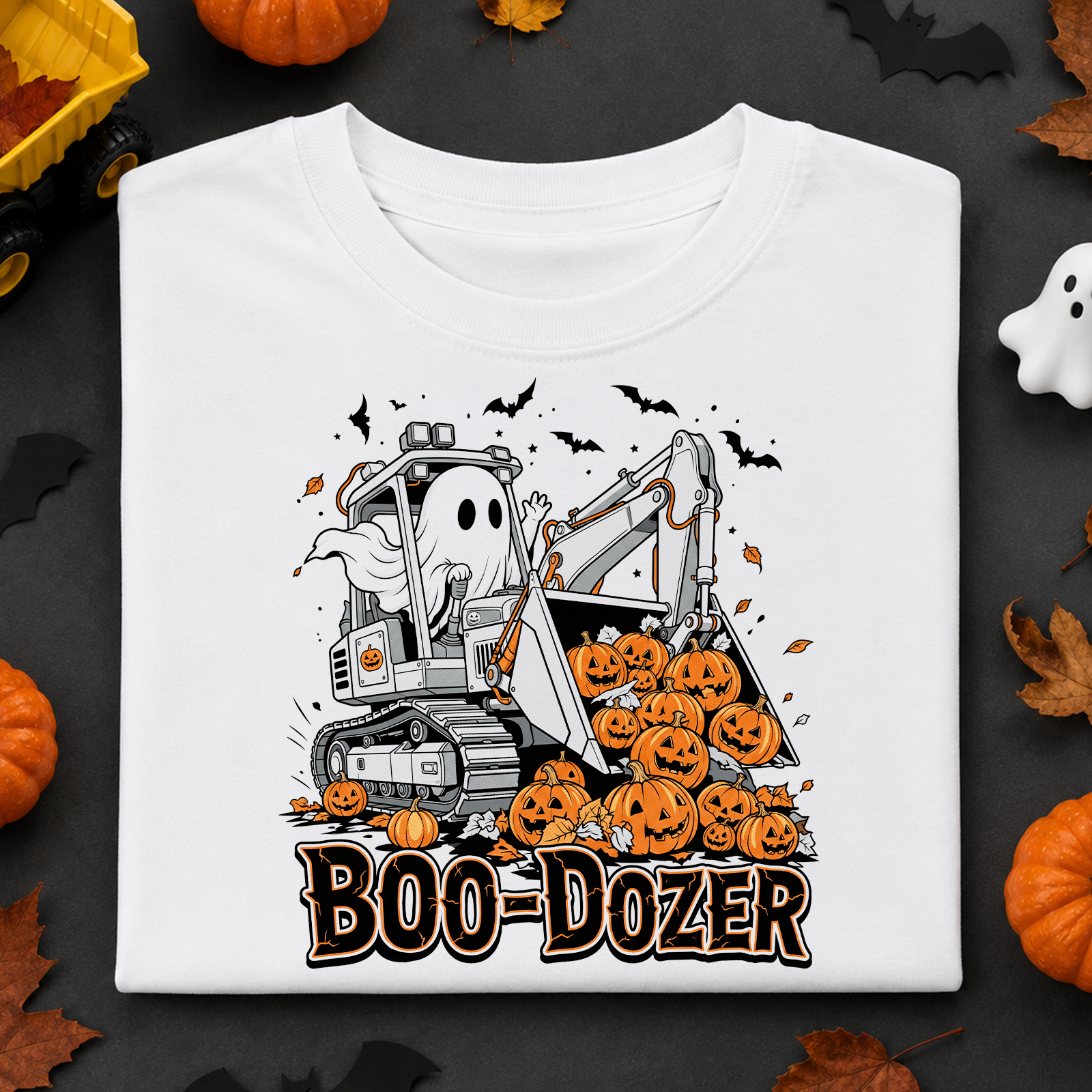 Pumpkin Excavator - DTF Transfer