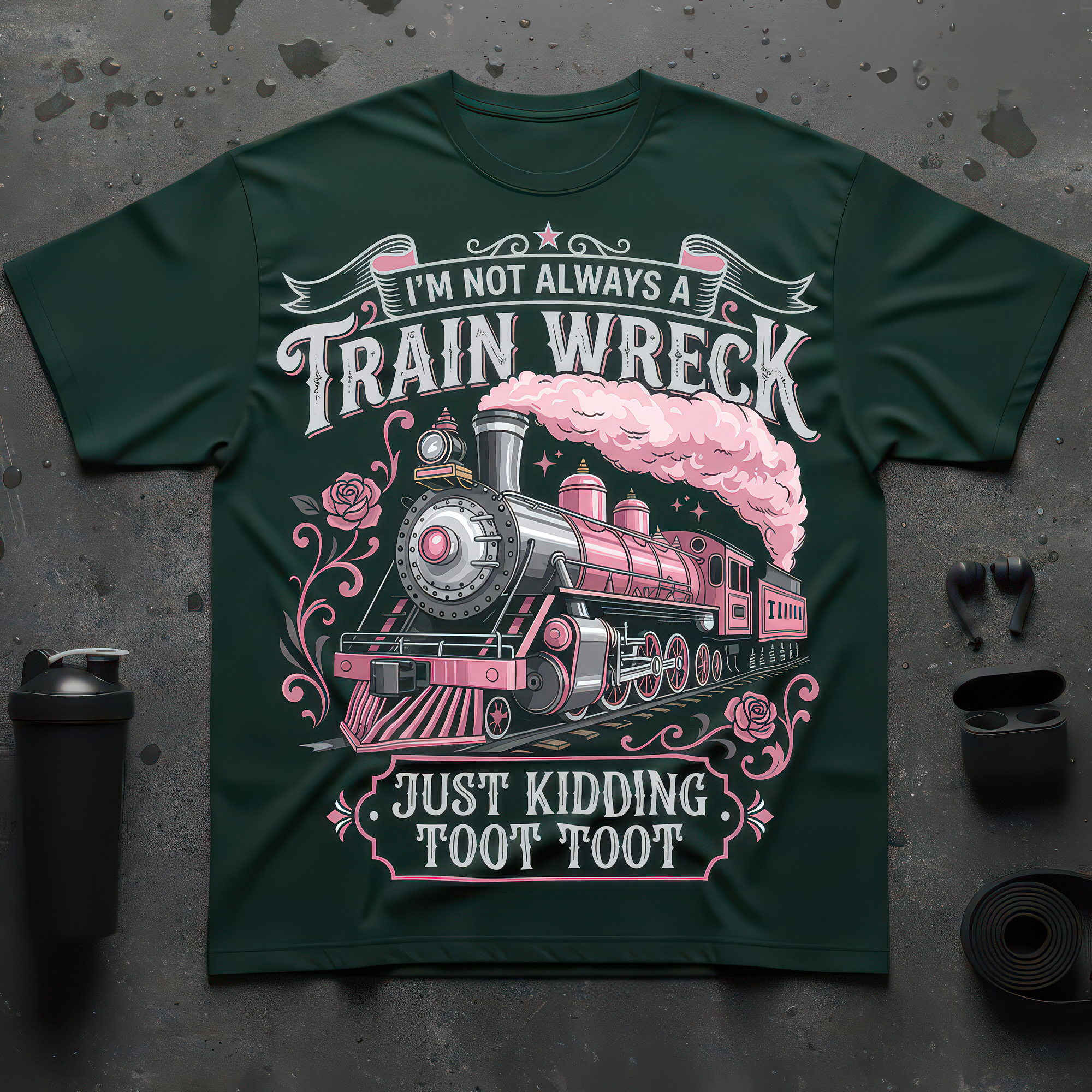 Train Wreck Toot Toot - DTF Transfer