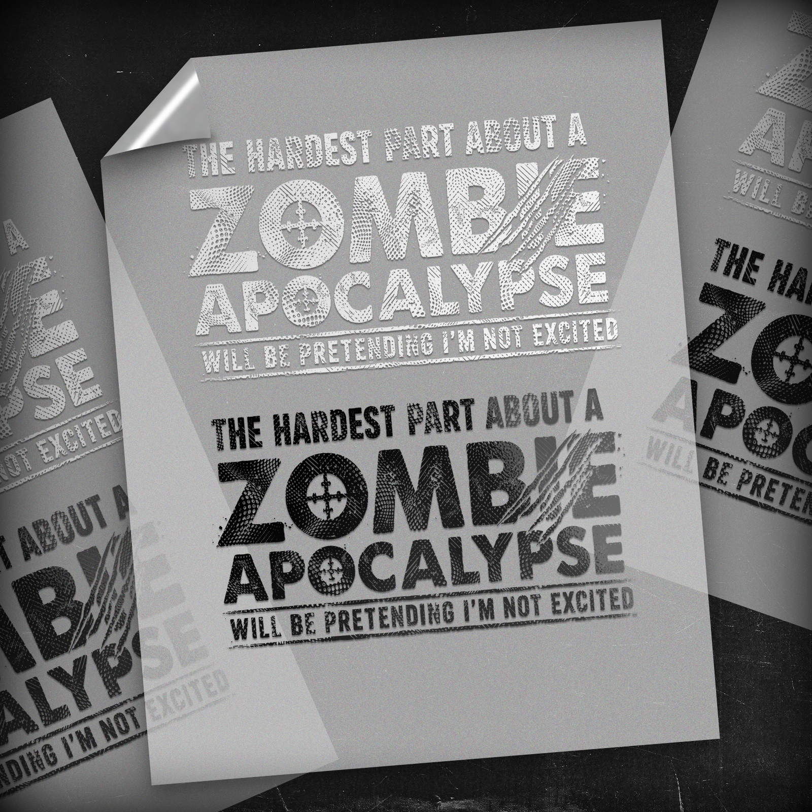 Zombie Apocalypse - DTF Transfer