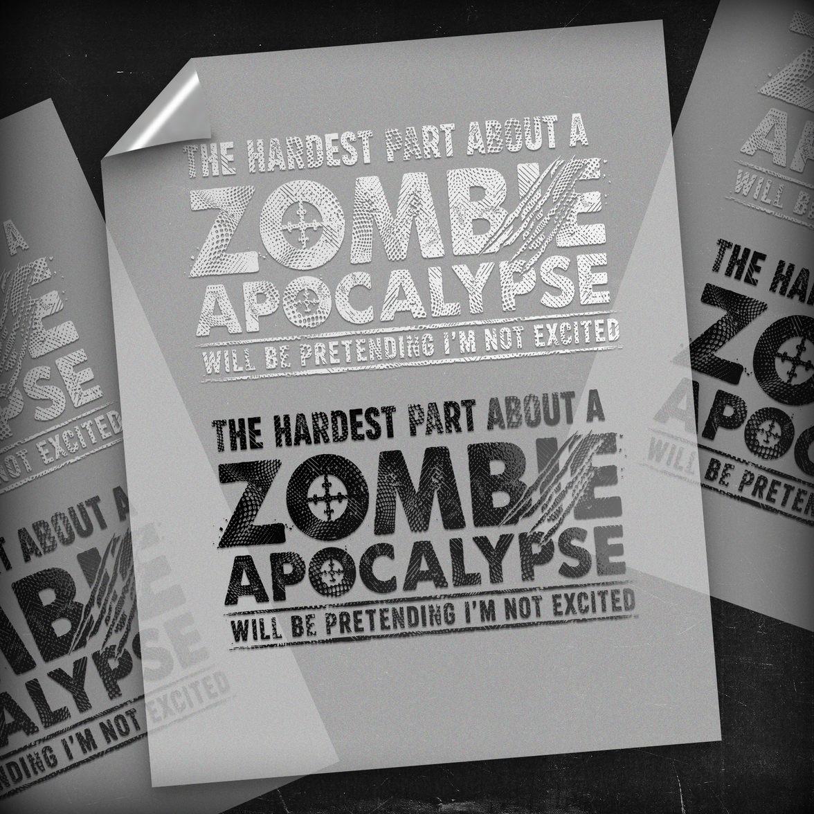 Zombie Apocalypse - DTF Transfer