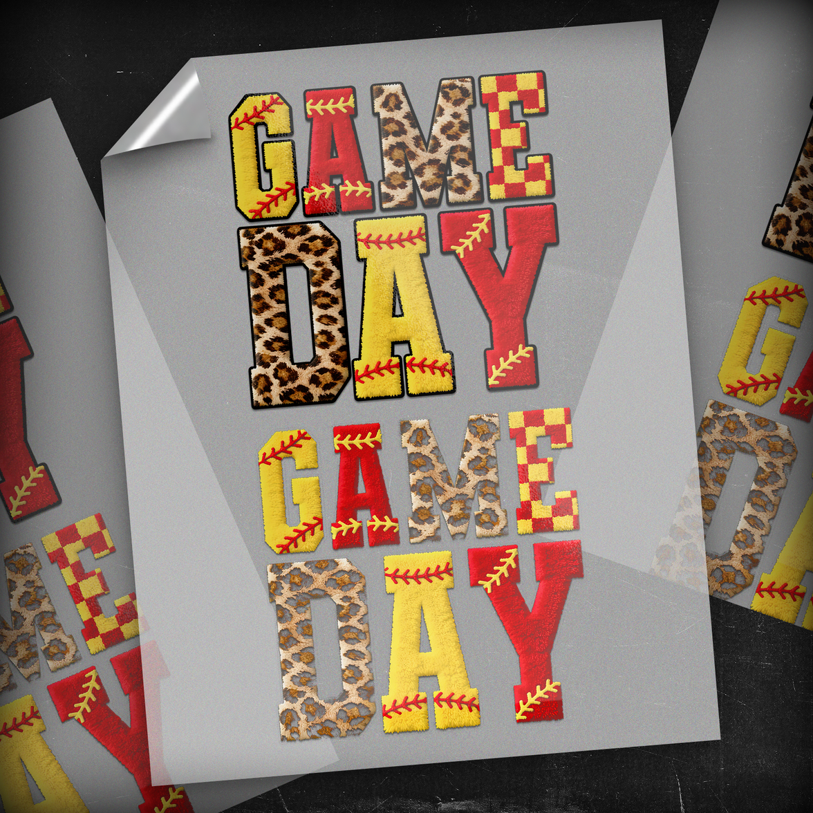 Game Day Faux Patch - DTF Transfer