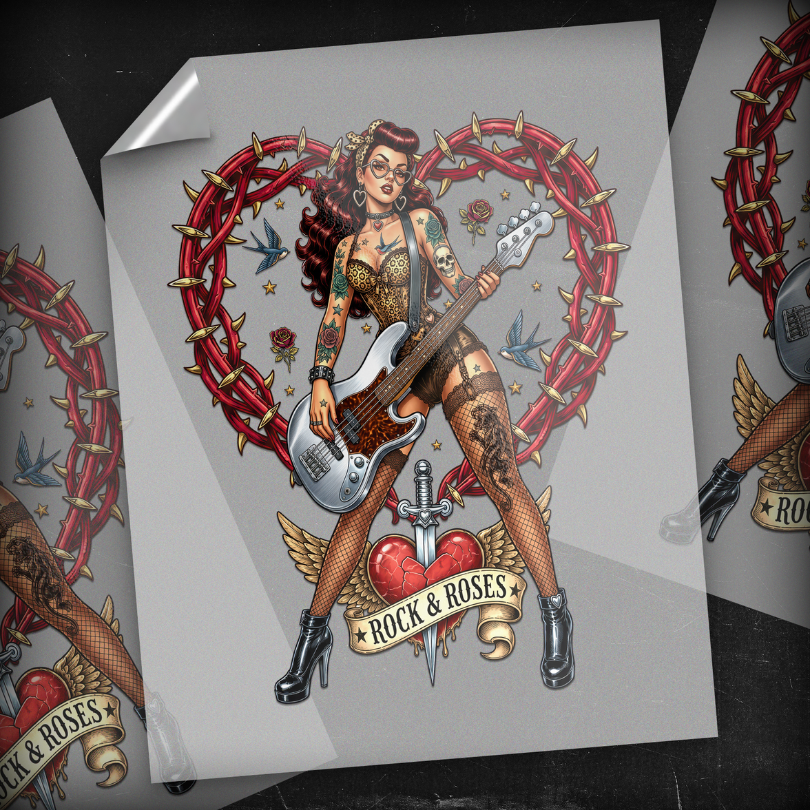 Rock n Roses - DTF Transfer
