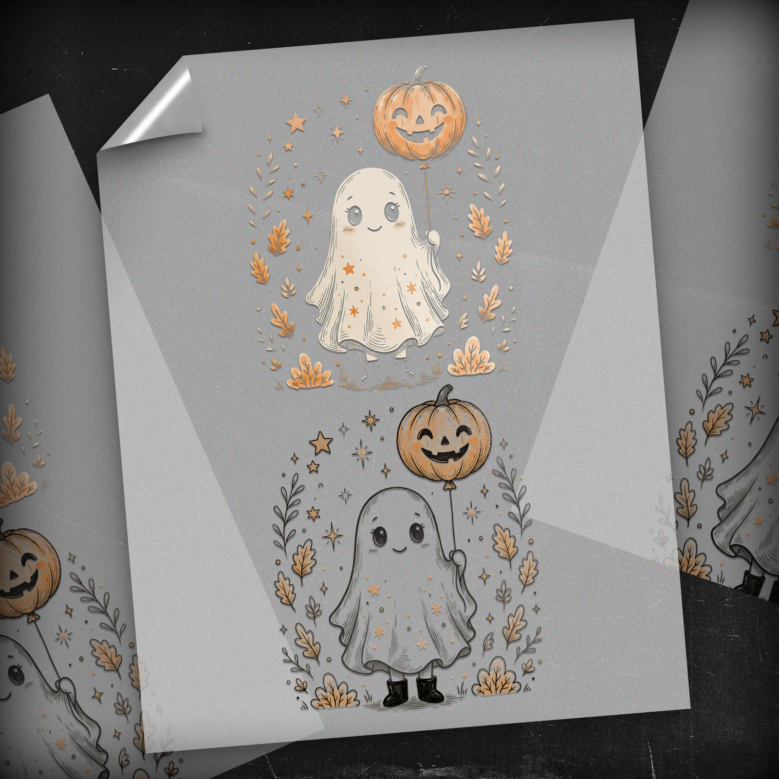 Cute Not Spooky - DTF Transfer