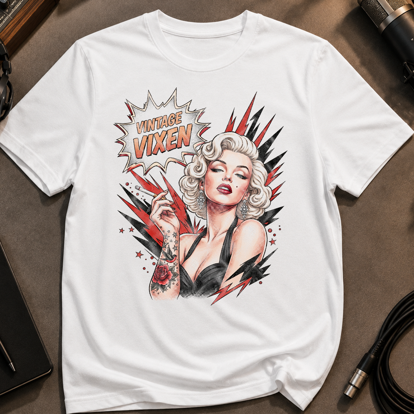 Bombshell Blitz - Retro Pin-Up & Rockabilly Premade Gang Sheet