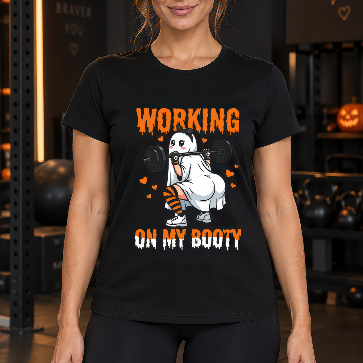 Working On My Booty Squatting Ghost - DTF Transfer