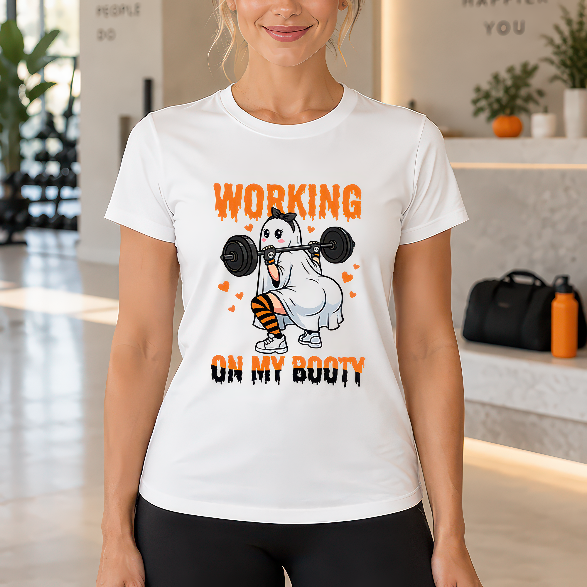 Working On My Booty Squatting Ghost - DTF Transfer